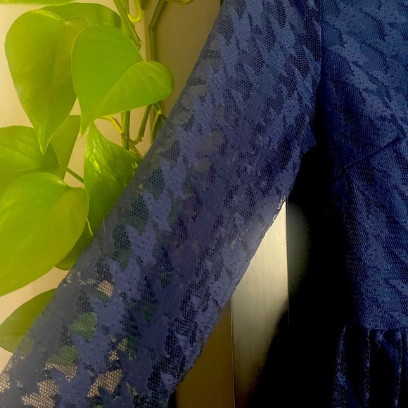 Cute Navy Blue Dress - Picture 5 of 5